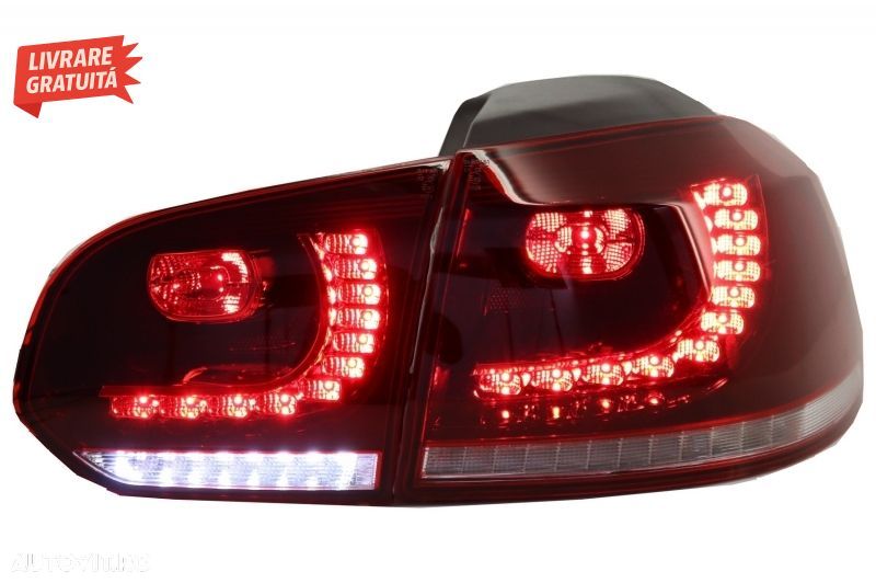 Faruri LED si Stopuri FULL LED VW Golf 6 VI (2008-2013) Facelift G7.5 GTI Design R- livrare gratuita - 13