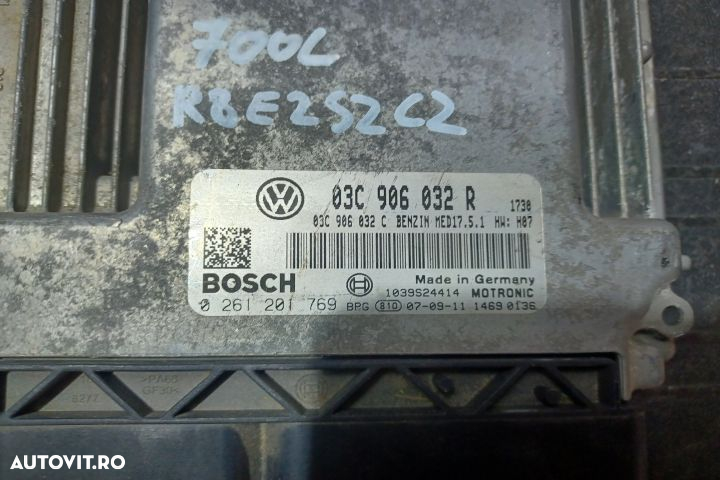 Calculator motor ECU 03C906032R 0261201769 - 1.4 BMY 03C906032R 02612 - 3