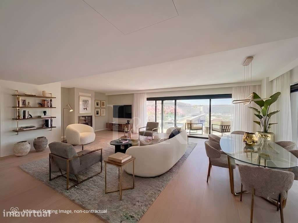 Penthouse T4 com terraço e piscina na Praça de Espanha - Grande imagem: 3/120