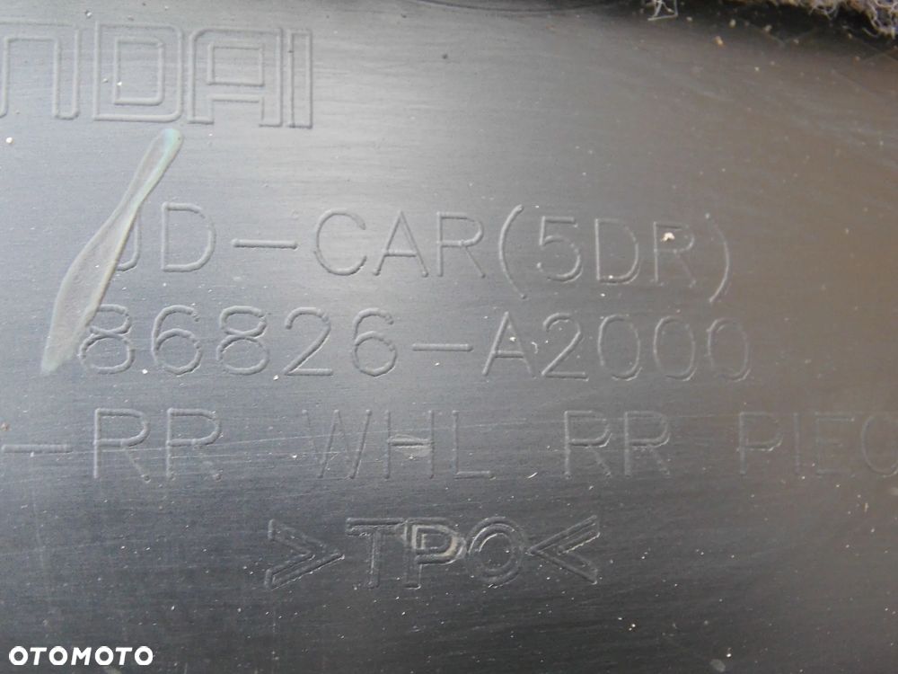 NADKOLE 86826-A2000 KIA CEED II PRAWE TYLNE ORYGINAŁ - 5