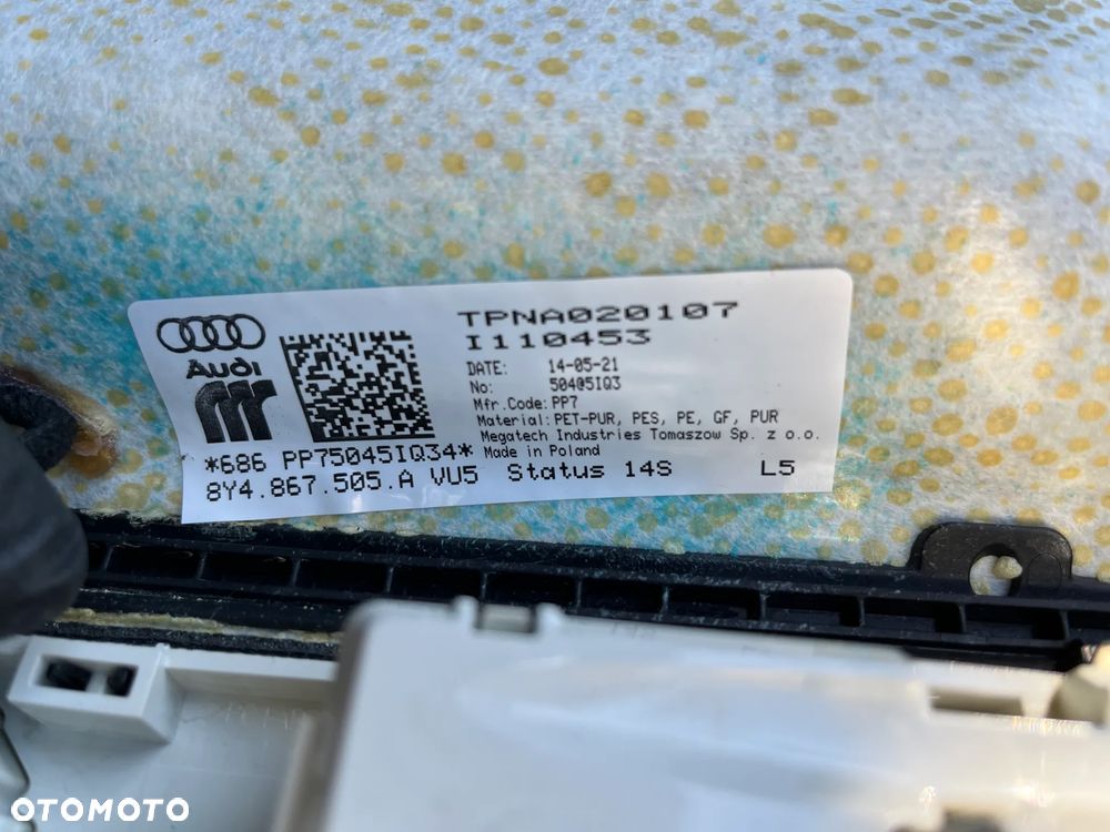 AUDI A3 8Y PODSUFITKA S LINE A3 8Y SPORTBACK 8Y4867505 A - 4