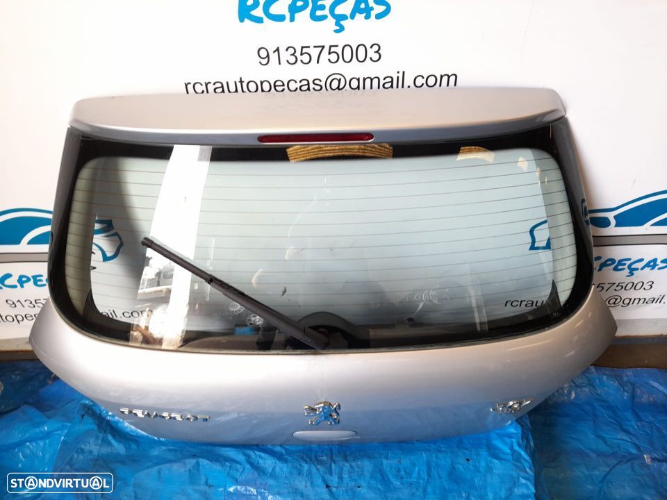 PORTA TAMPA MALA PEUGEOT 307 FECHO MOTOR PUXADOR 3º STOP - 4