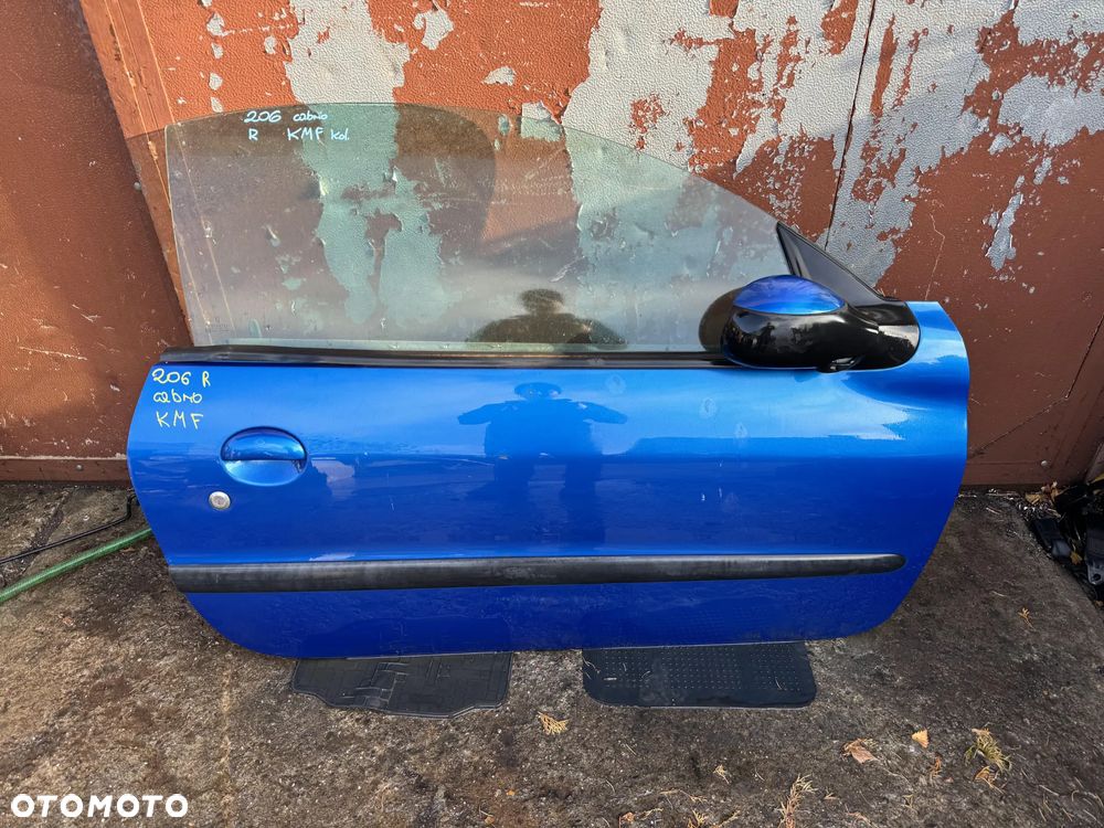Drzwi Prawe Peugeot 206cc cabrio KMF - 1