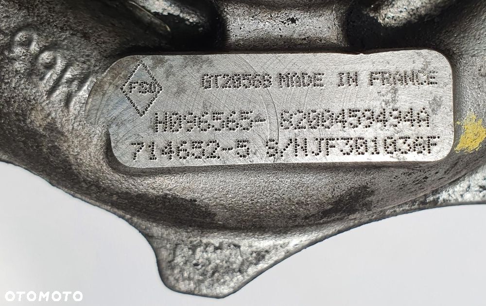 TURBOSPRĘŻARKA TURBINA RENAULT TRAFIC II 2.5 DCI 8200459494A 714652-5 - 5