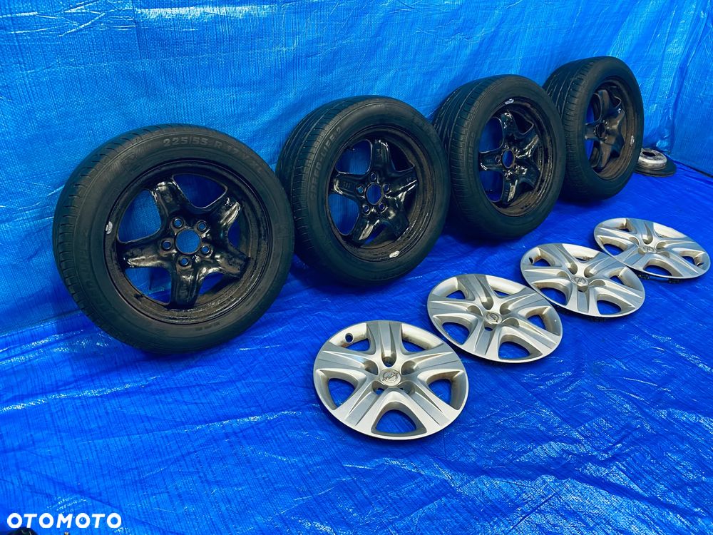 KOŁA STRUKTURALNE KOŁPAKI KOŁO 17 FELGA 17" x 7J  5X120 ; 67,1mm ET41 KOMPLET ; OPONY LATO LETNIE ; OPEL INSIGNIA A ; 2170103 ORYGINAŁ - 2