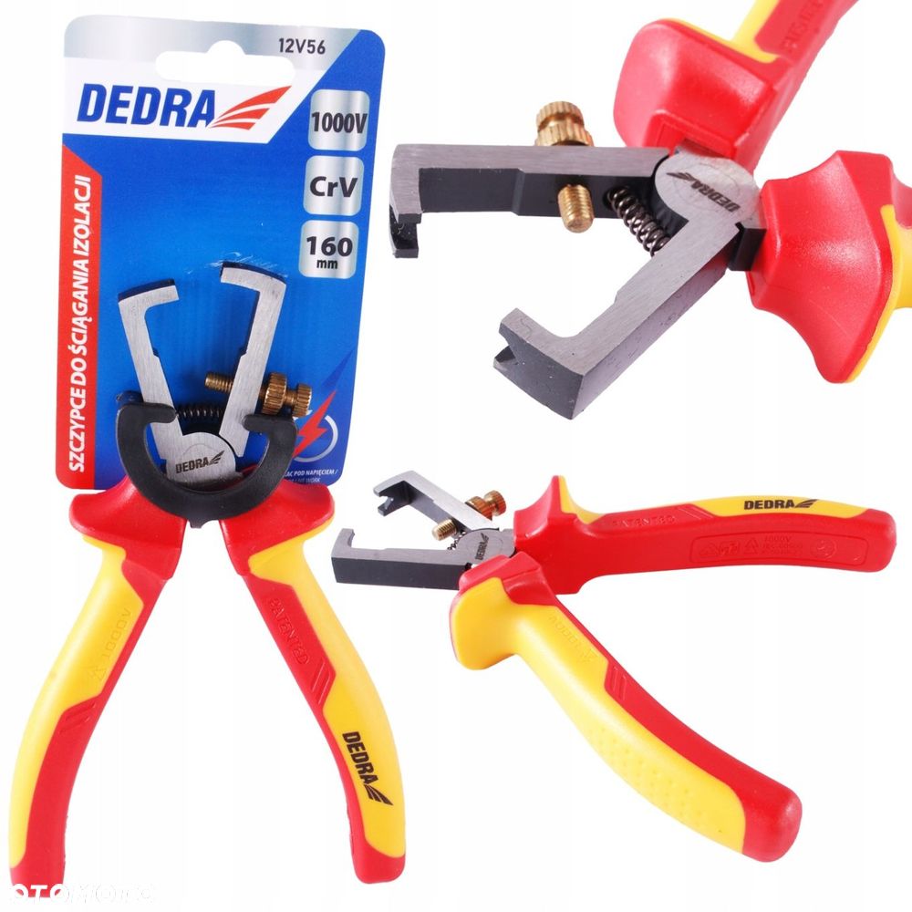 SZCZYPCE DO ŚCIĄGANIA IZOLACJI 160MM VDE DEDRA - 2