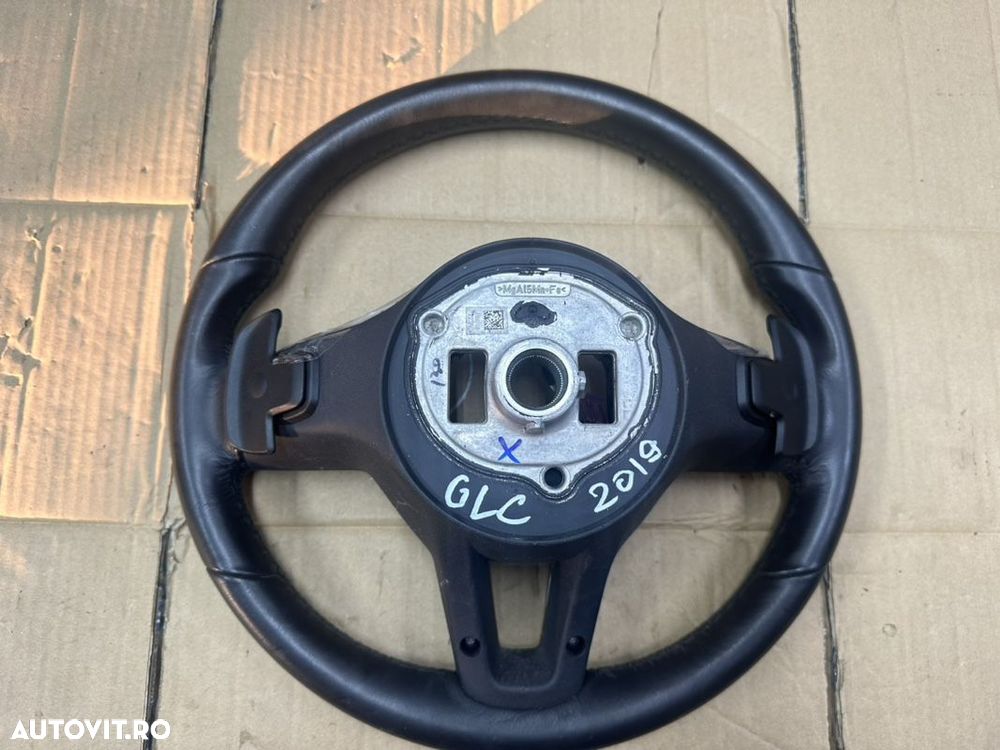 Volan piele cu comenzi si padele MERCEDES A-class W177, GLC, C-Class W205, CLA ,EQC an 2018-2022 cod A0050071999 - 7