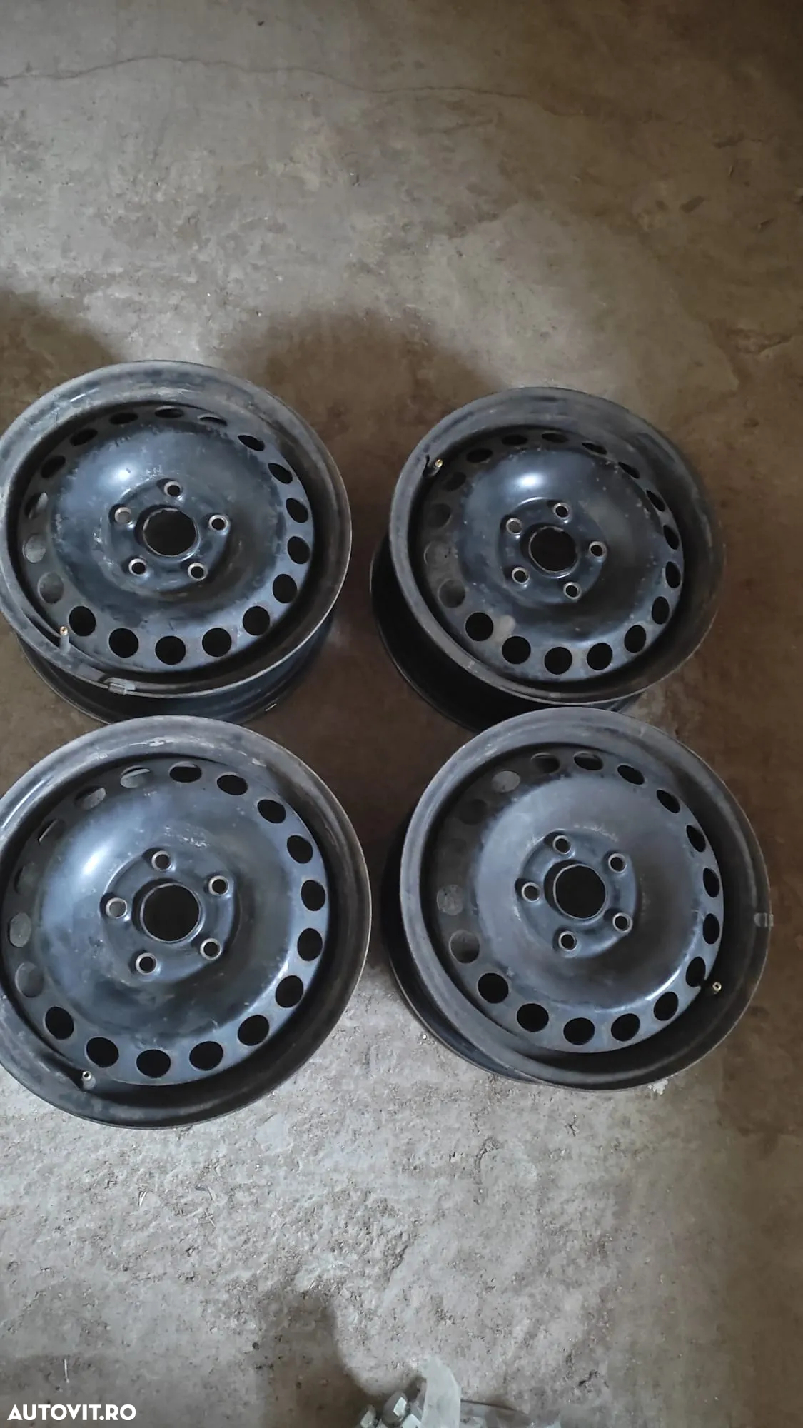 Jante tabla 5X112 Skoda Octavia 2 Seat Leon Vw GOLF 5 6 6Jx15H2 ET47Audi - 2