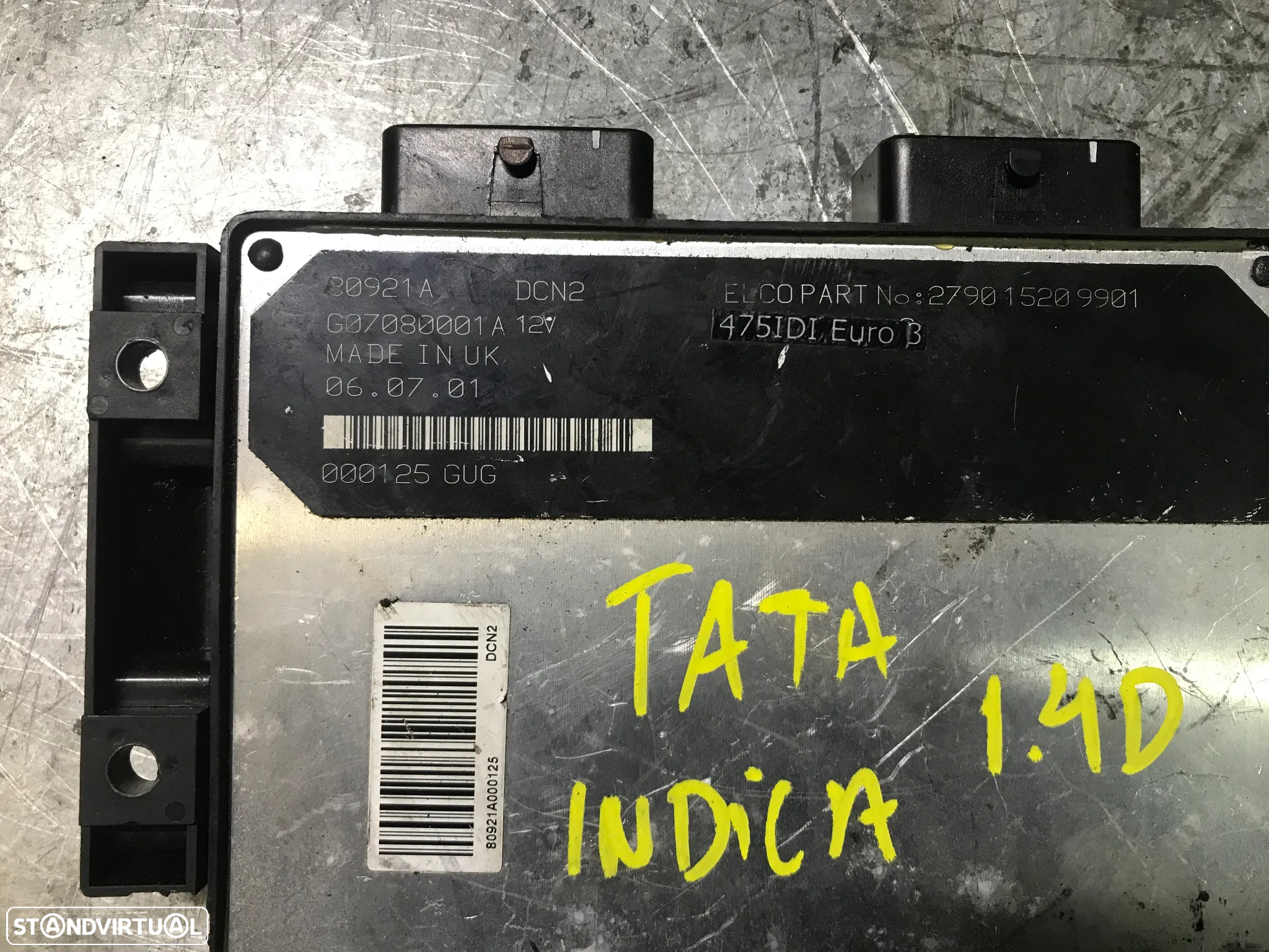 CENTRALINA DO MOTOR TATA INDICA 1.4D REF. G07080001A - 2
