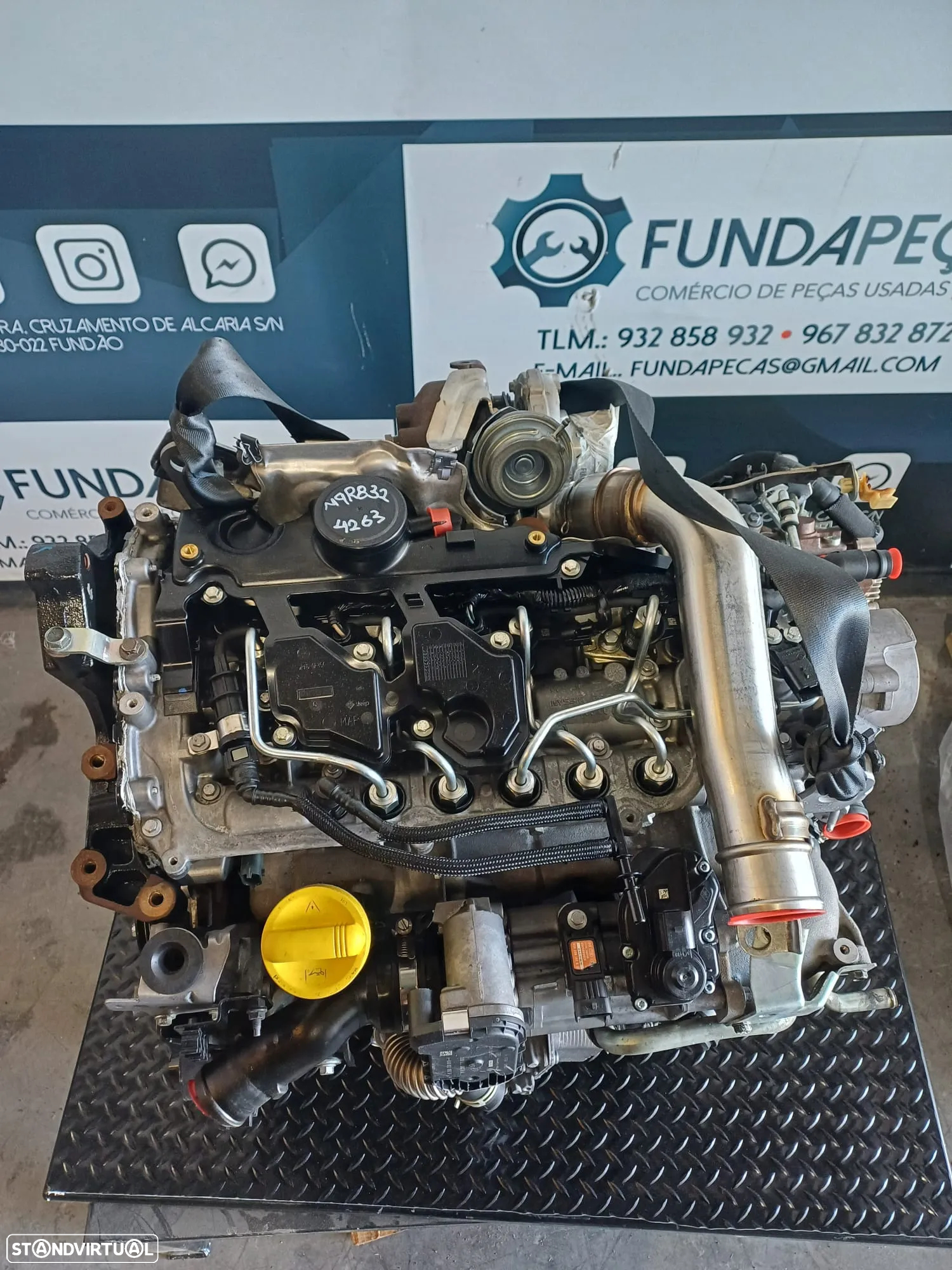 Motor Usado Renault Koleos 2.0 DCi 150Cv Ref: M9R 832 - 5