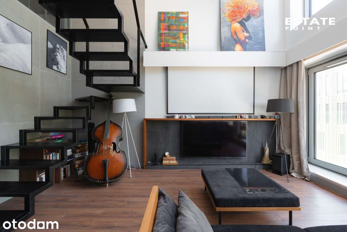 Dwupoziomowy apartament przy Nowym Rynku