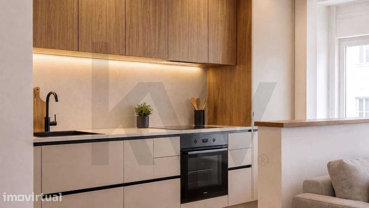 Apartamento 100% remodelado e novo | T3 Quartos com 3 WCs | 100m2 ABP - Grande imagem: 2/28
