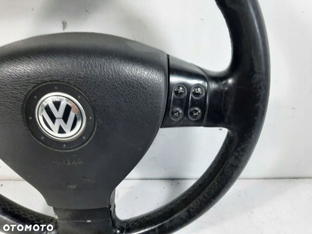 VW TOURAN 05R KIEROWNICA SKORA TROJRAMIENNA MULTIFUNKCJA 1K0419091A AIRBAG - 6