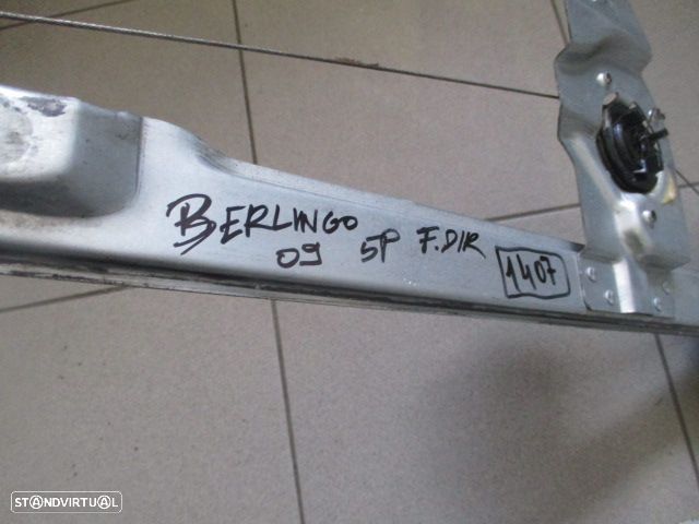 Elevador Sem Motor ELEVSM1407 CITROEN BERLINGO 2009 5P FD - 2