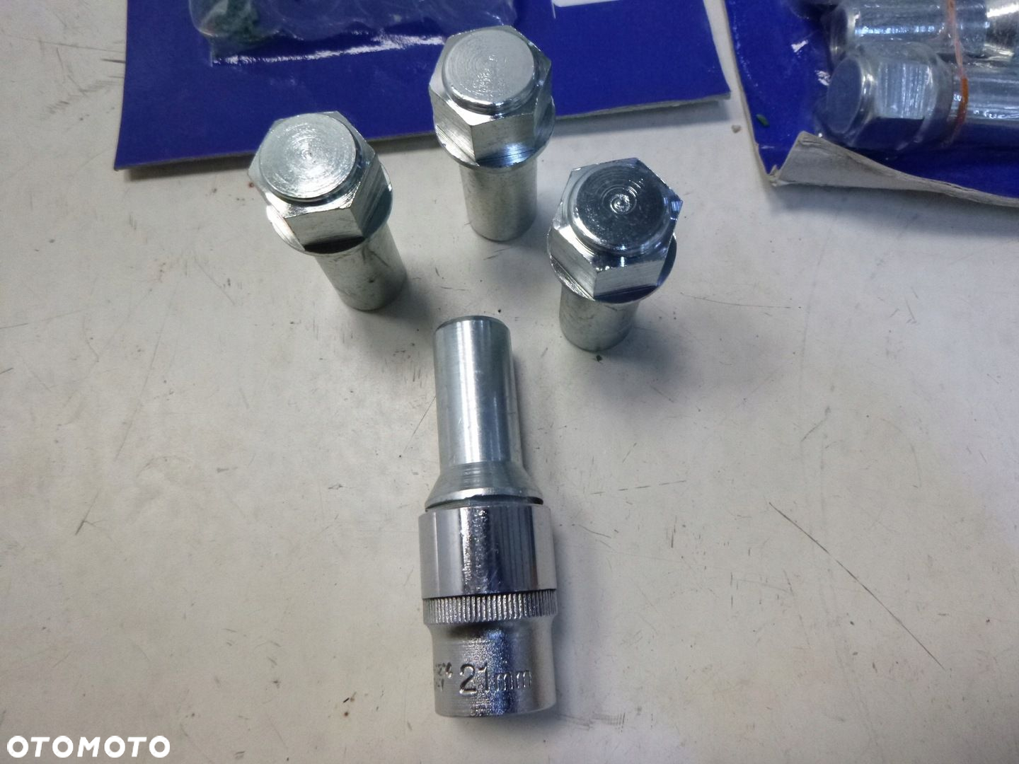 ŚRUBY NAKRĘTKI KOŁA POD DYSTANSE 33MM GWINT 1.50 KOMPLET 20 SZTUK NOWE - 6