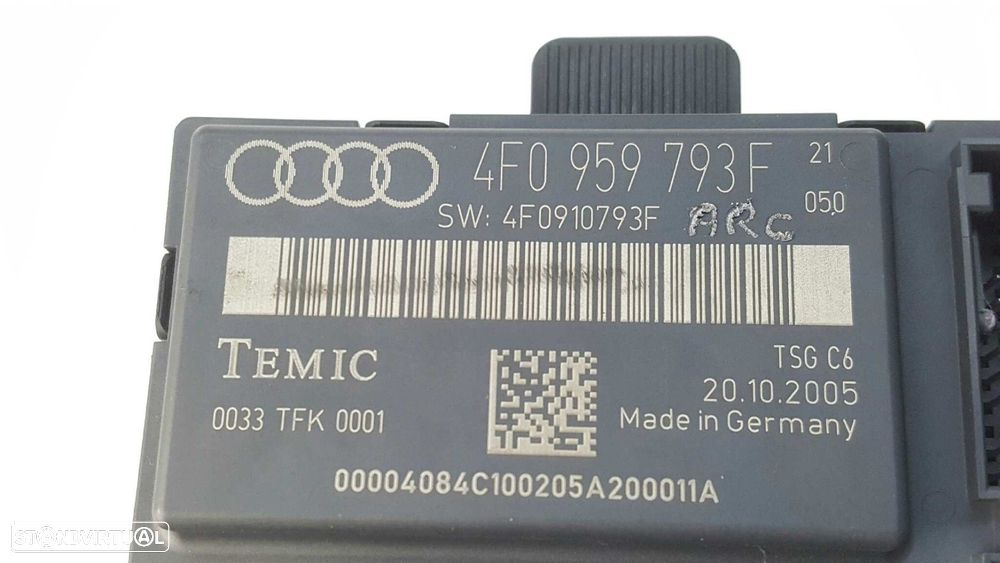 CENTRALINA/BOMBA FECHO CENTRAL AUDI A6 BERLINA (4F2) 3.0 TDI QUATTRO (165KW) - 4