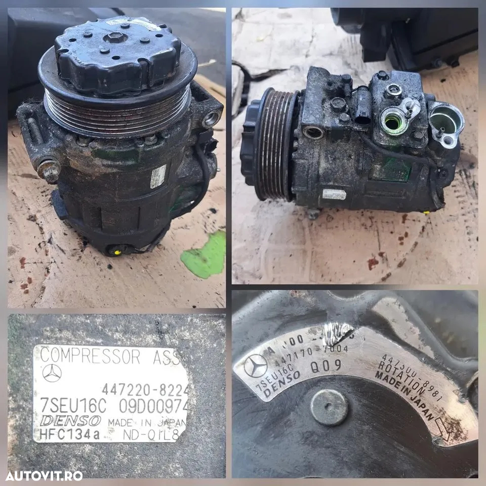 Anexe motor mecedes sprinter 2.7 270 cdi cdi w905 2,2 cdi 2000-2007 cod motor om612 alternator electromotor termoflot instalatie electrica motor turbina clapeta EGR rampa injectoare - 7