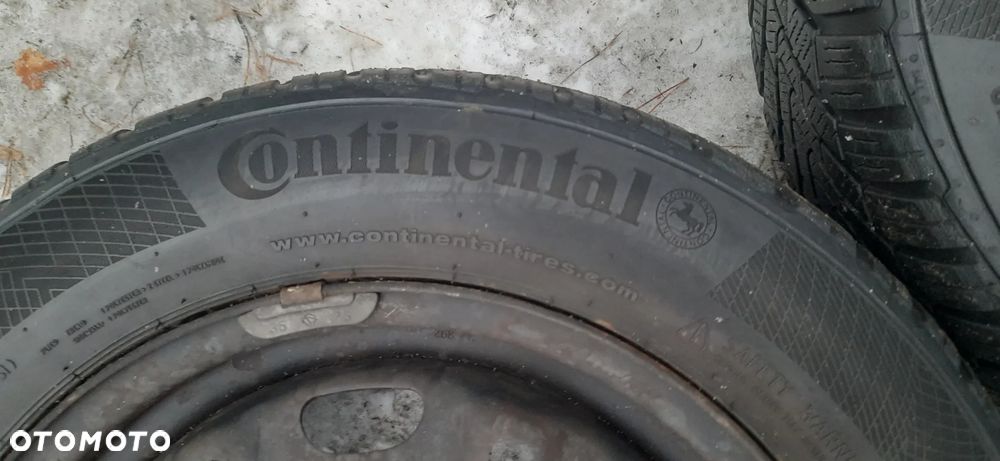 SEAT Skoda Volkswagen Audi Koła 14 zimowe 5 sztuk 4x continental 175/65/r14 1x 185/60/r14 rozstaw 5X100 OBSADZENIE 57,1 - 6