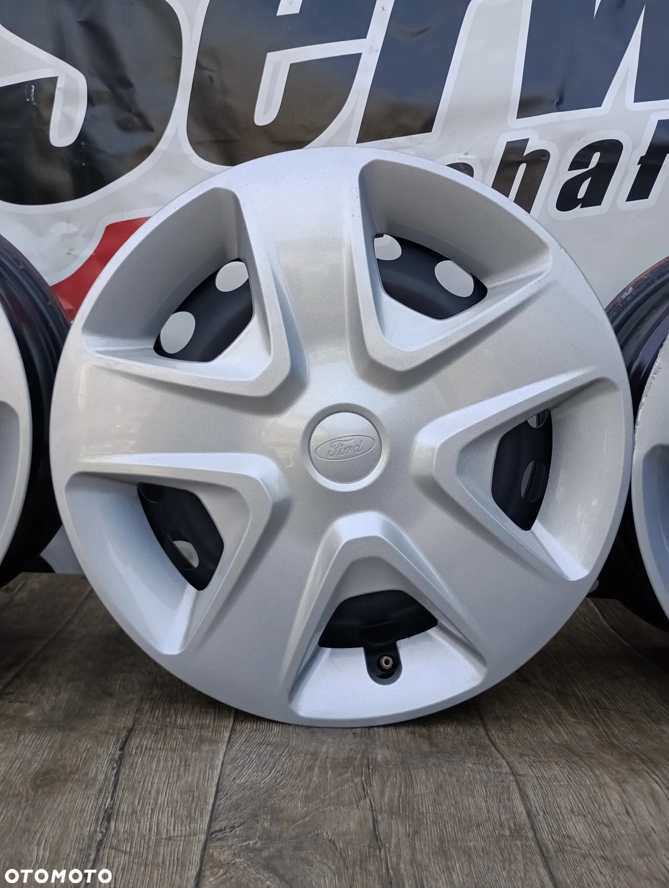 FELGI STALOWE 4x108 R16 6,5J ET47,5 FORD TPMS KOŁPAKI FIESTA FUSION KA+ - 4