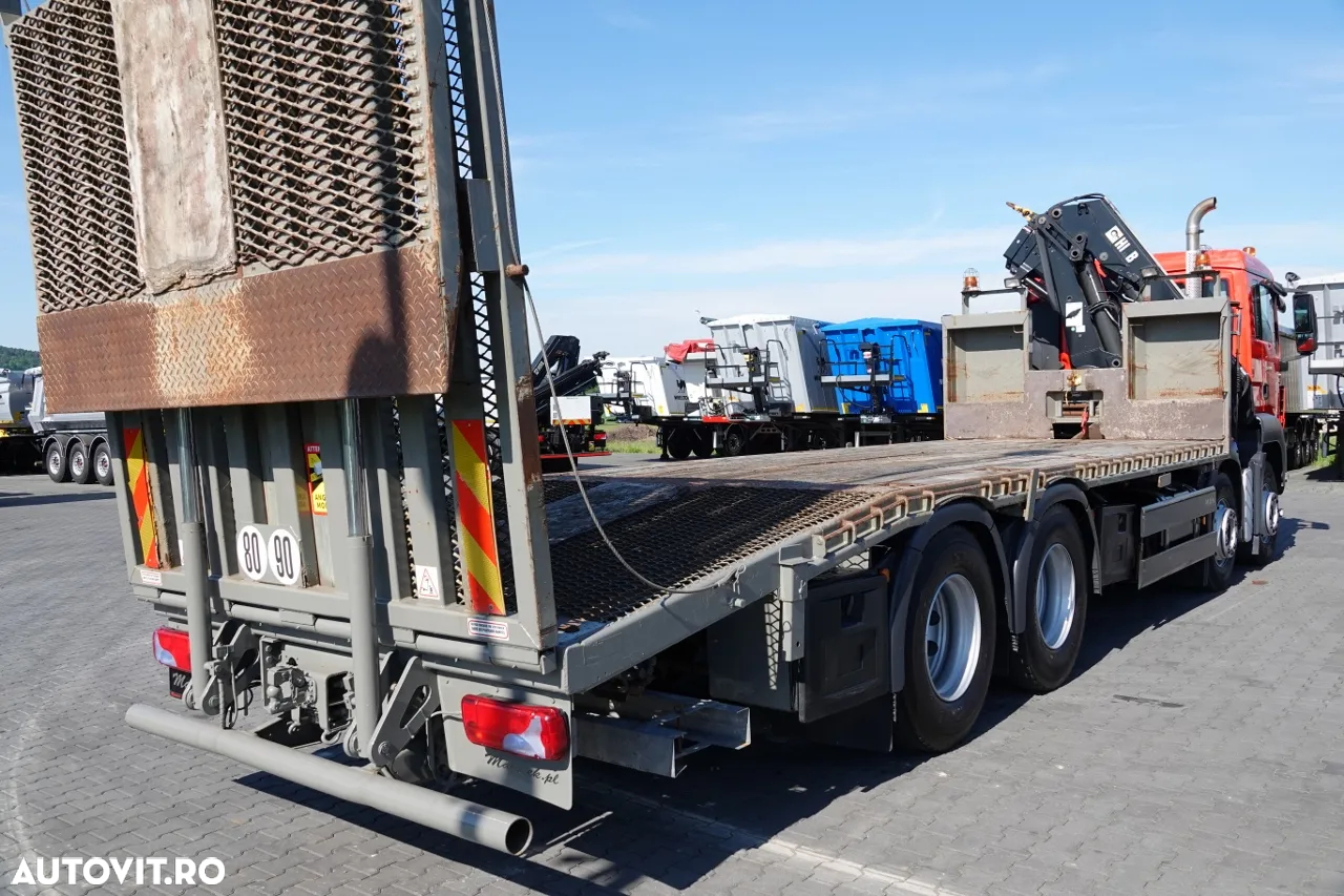 MAN TGS 35.360 / 8x2-4 / REMORCARE + HDS HIAB 166 E-2 / AXIE LIFTATOR / 4 AXI / GAMA HIDRAULICA / TROLIU / ASISTENTA RUTIERA / EURO 5 EEV - 14