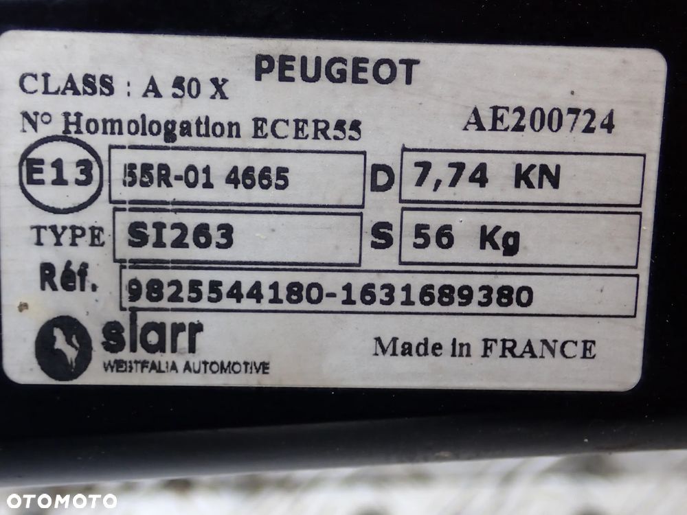 HAK HOLOWNICZY PEUGEOT 2008 9825544180 - 6