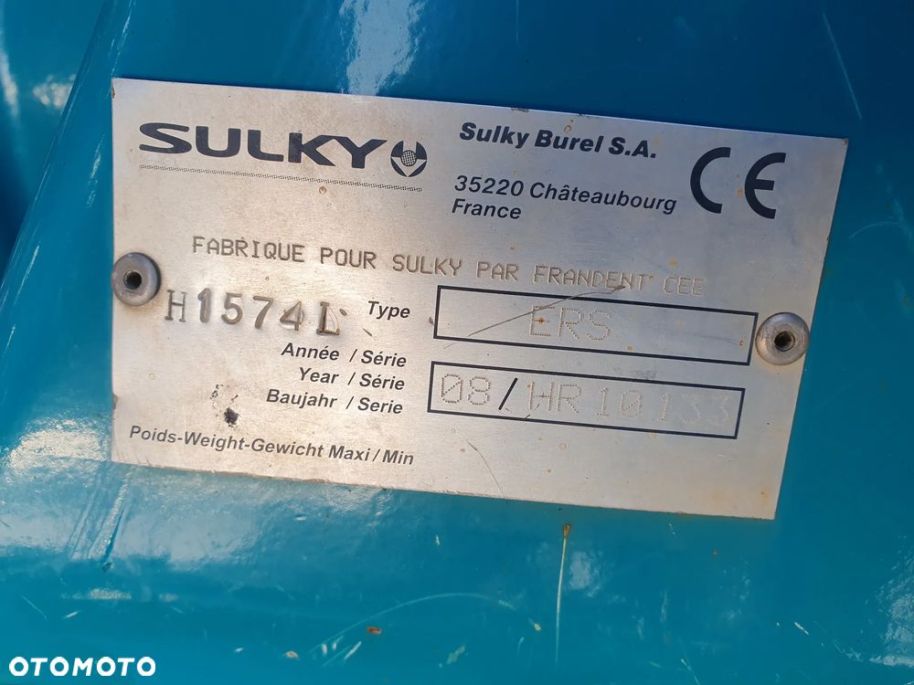 Sulky Agregat kombinacja 3,5 m brona CULTILINE HR350 siewnik Compact. - 14