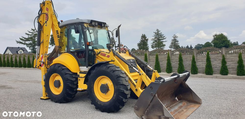 New Holland LB115B rok 2006 łyżka skarpowa hydr. + do kopania na dżojstikach - 8