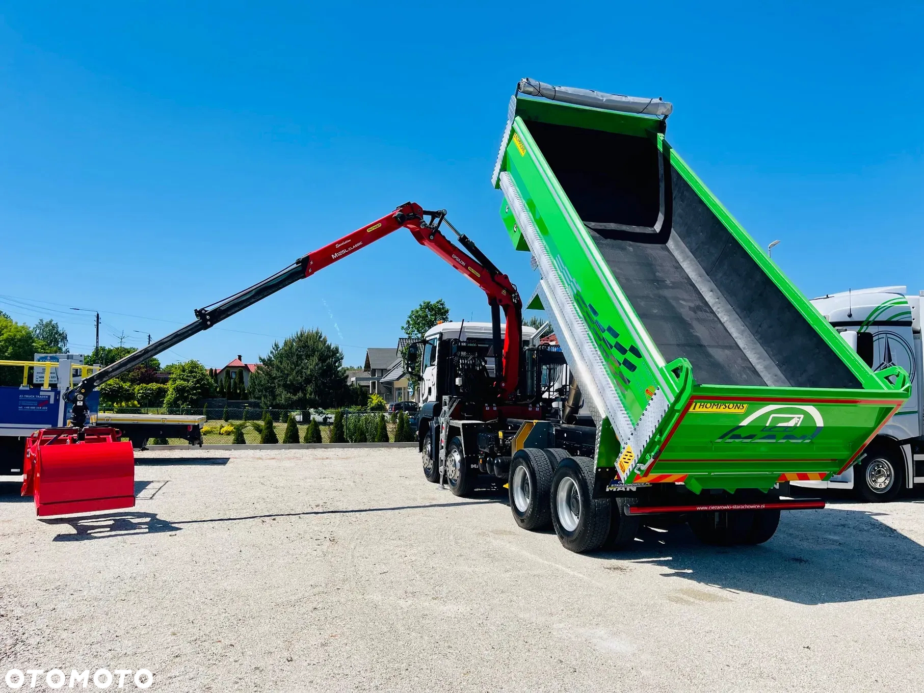 MAN MAN TGS TGX 35.400 // 8x4 // E5 // wywrotka kiper + HDS z czerpakiem / - 4