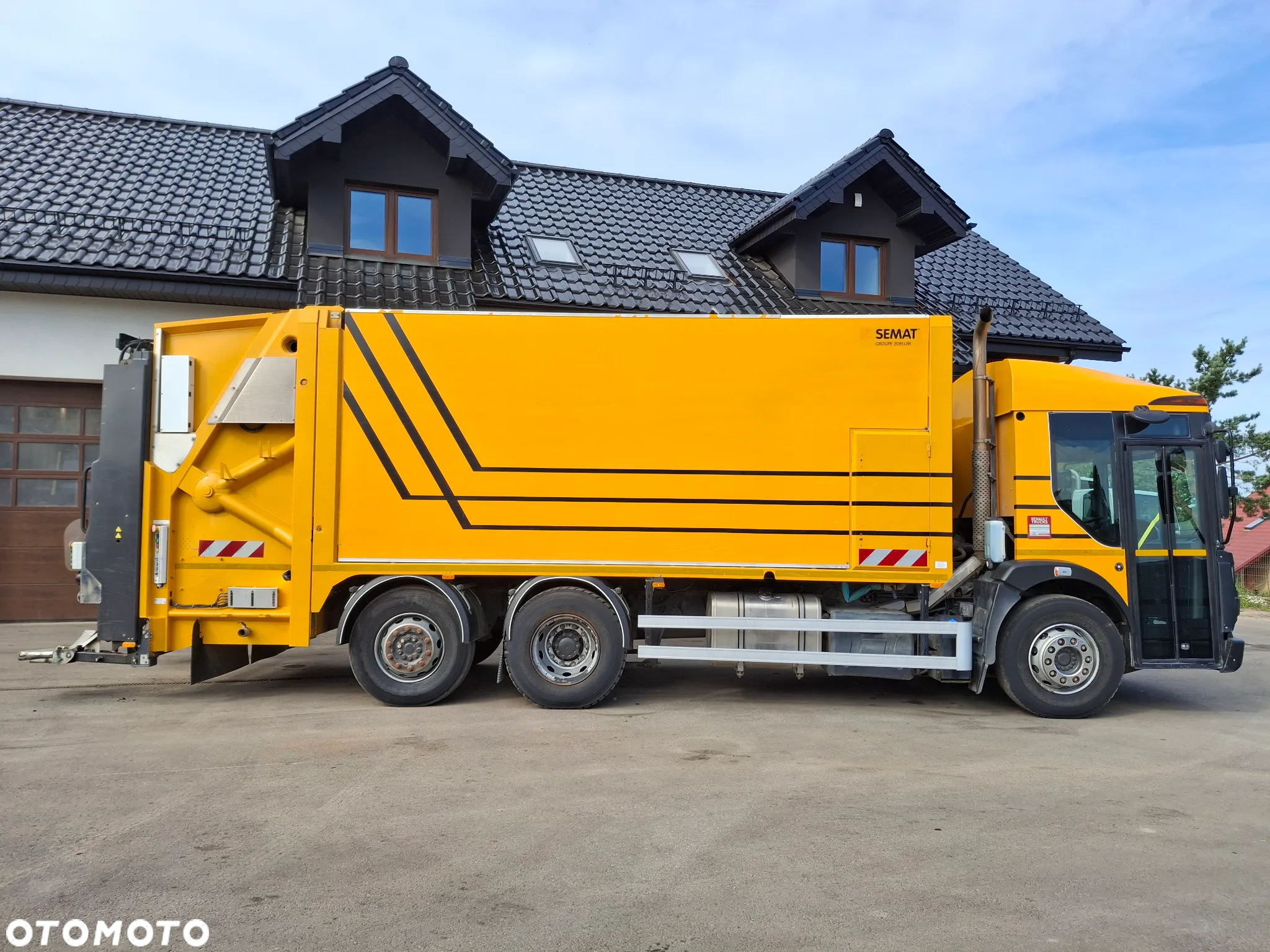 Renault Trucks D-Acces Śmieciarka Dwukomorowa Semat Zoeller Euro 6 2020r Odpady Segregacja 2 Komory 3 Osie - 6