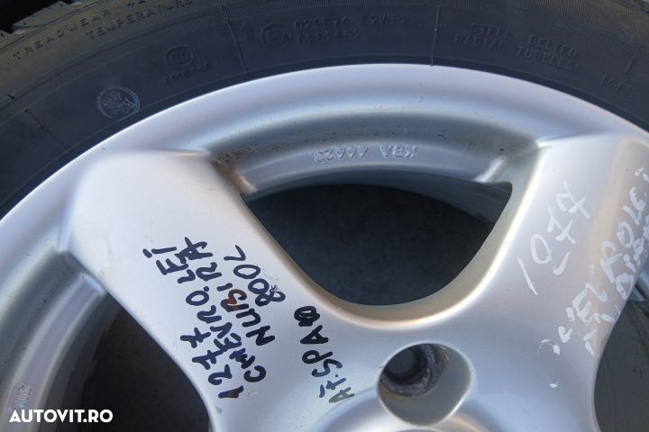 Jante aliaj cu anvelope 15 - set 195/55 R15 6.5JX15H2 ET42 195/55 R15 - 4
