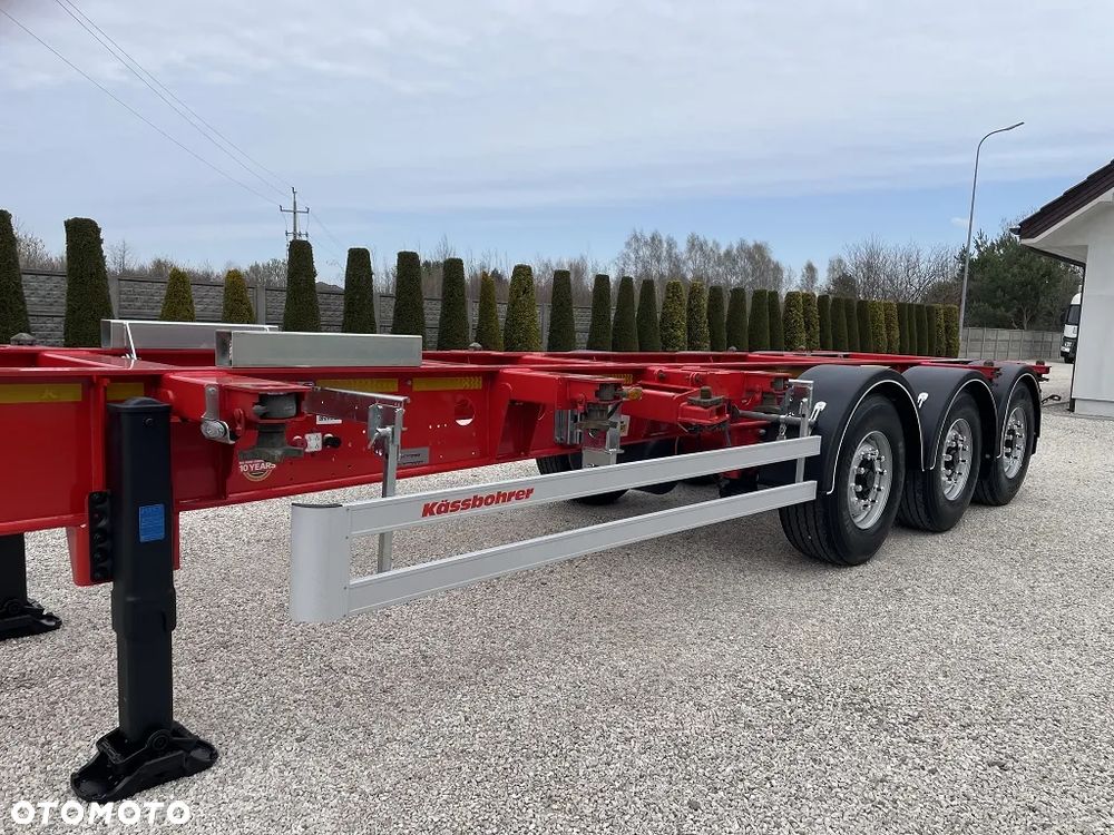 Kassbohrer K.SHG.AVH / 45-12 /27 EU / PODKONTENEROWA / STANDARD / 2023 / ROZSUWANE PODWOZIE PRZÓD I TYŁ / DO WSZYSTKICH T.KONTENERÓW / MAŁO UŻYWANA / SALON POLSKA / STAN JAK NOWY / - 10