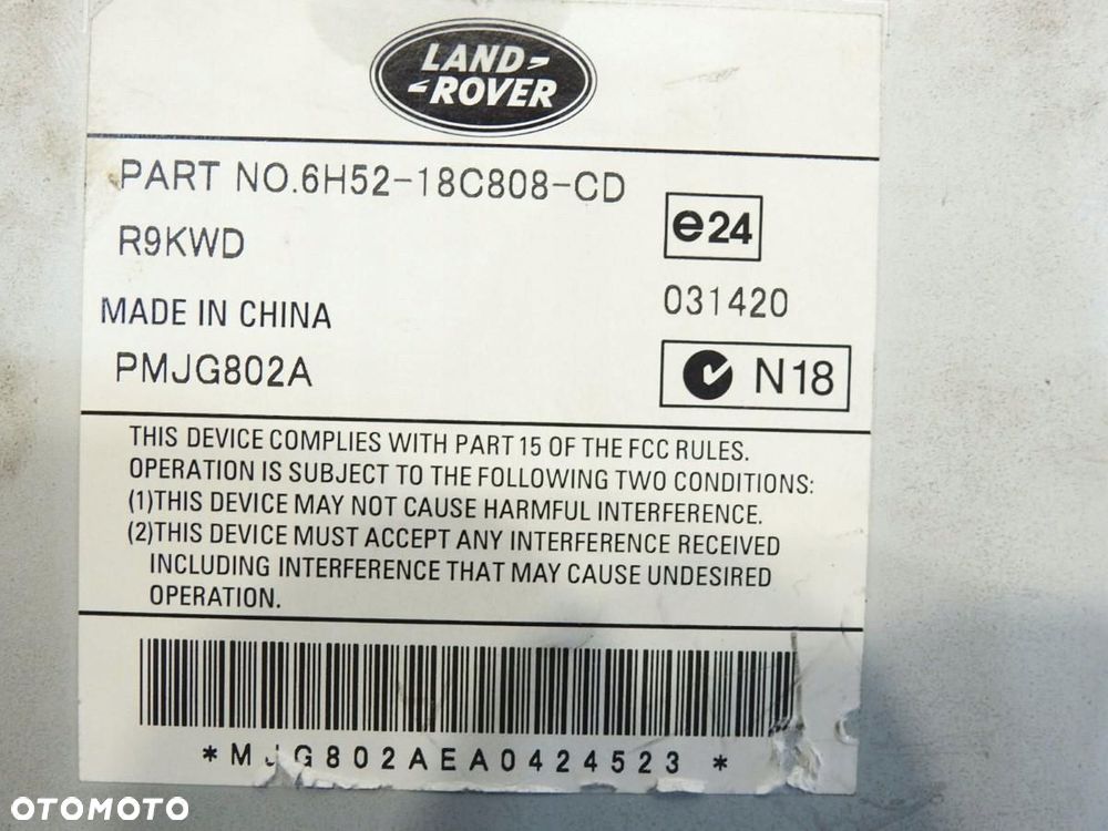 WZMACNIACZ JAGUAR XF X250 6H52-18C808-CD PMJG802A R9KWD - 6