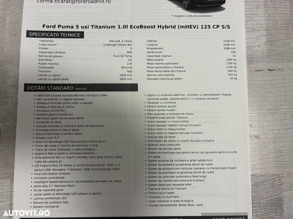 Ford Puma 1.0 EcoBoost MHEV Titanium - 5