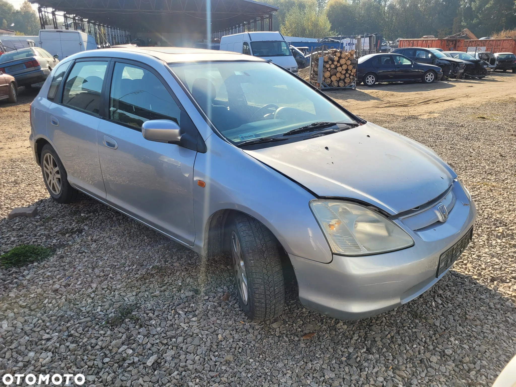 HONDA CIVIC VII NH623M maska pokrywa silnika klapa bagażnika zderzak lampa reflektor pas przedni stop lampy halogeny - 2