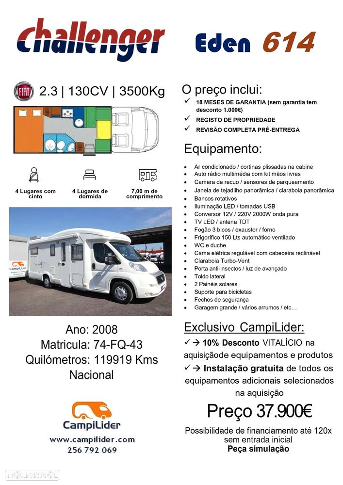 Challenger Eden 614 *Nacional* - 35