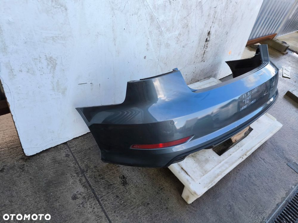 ZDERZAK TYŁ AUDI A3 8V SEDAN CABRIO PDC LZ7S ORYGINAŁ KOMPLETNY ! - 3