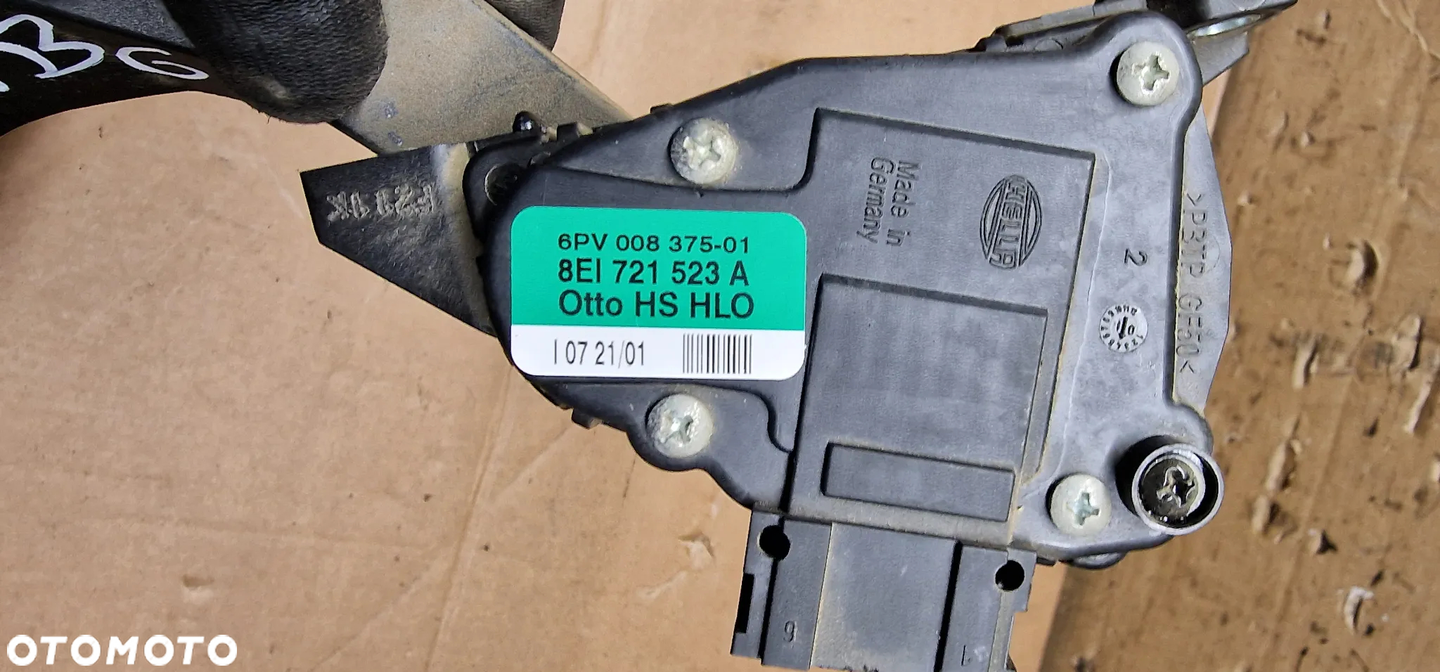 Pedał gazu potencjometr Audi A4 B6 1.8T 8EI721523A 8E1721523A - 6