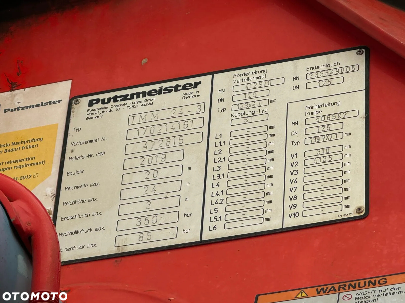 Mercedes-Benz Arocs 3243 8x4 EURO6 POMPOGRUSZKA PUTZMEISTER TMM 24-3 - 15