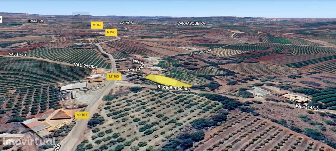 Terreno C/ Projeto de Construção Aprovado em Benaciate - Silves - Grande imagem: 2/11