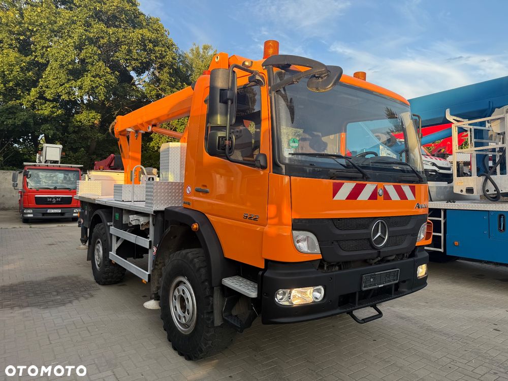 Mercedes-Benz 922 Podnośnik Koszowy Zwyżka Blokady Mostu !!! 4x4 Palfinger P180 Izolowany Kosz UDT Pilot jak Wumag Ruthmann Gsr - 6