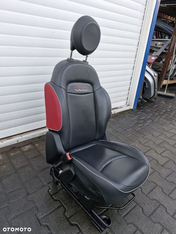 fiat 500x fotel kierowcy lewy przód przedni skóra uk - 6