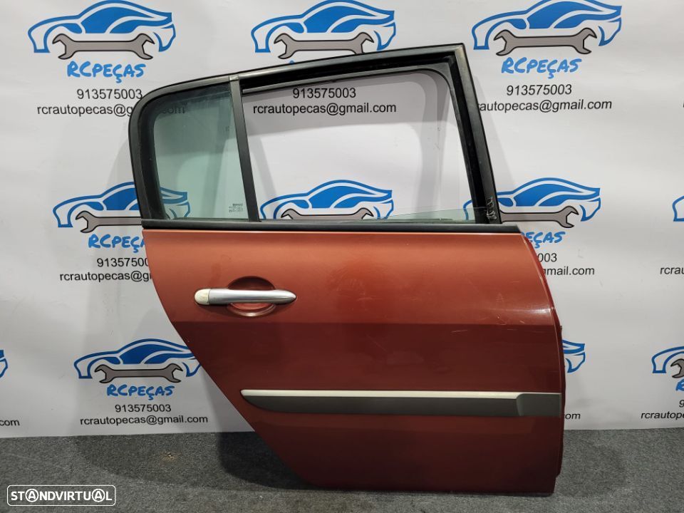 PORTA TRASEIRA TRÁS DIREITA RENAULT MEGANE II 2 MK2 HATCHBACK FECHO ELEVADOR MOTOR PUXADOR VIDRO - 3