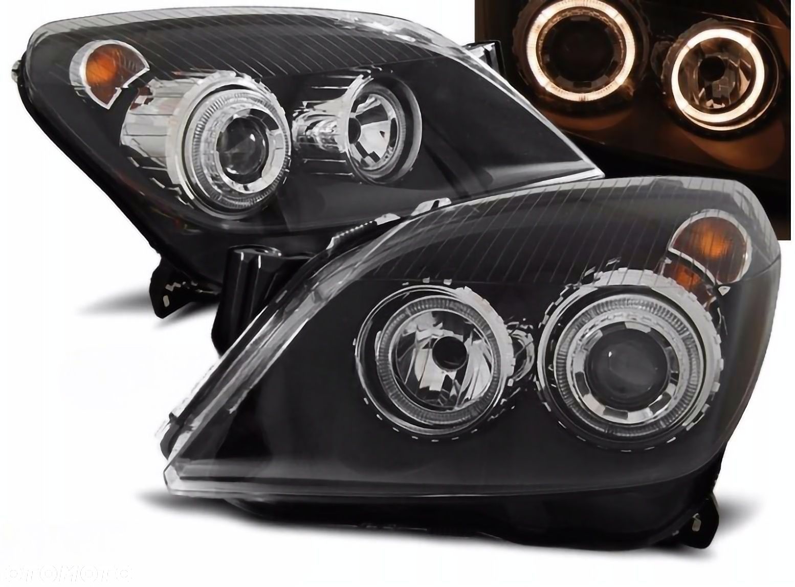 LAMPY REFLEKTORY DO OPEL ASTRA H OD 2004 DO  2008 Roku SILNICZMI RINGI - 1