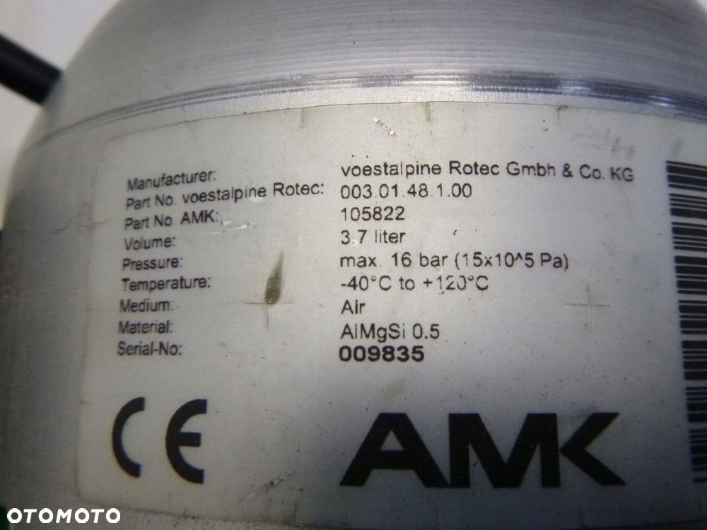 JAGUAR XJ X351 3.0D ZBIORNIK ZAWIESZENIA PNEUMATYCZNEGO POWIETRZA ORYGINAŁ - 10