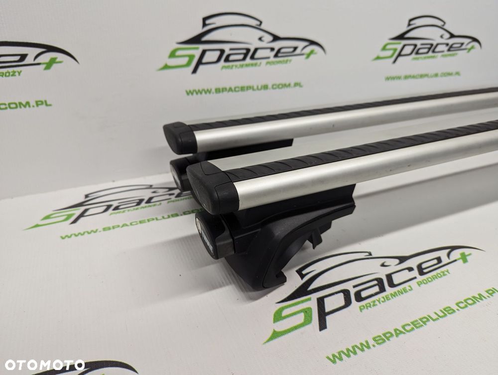 Bagażnik dachowy Thule: belki 969 + Stopy 757 Na otwarte relingi - 2