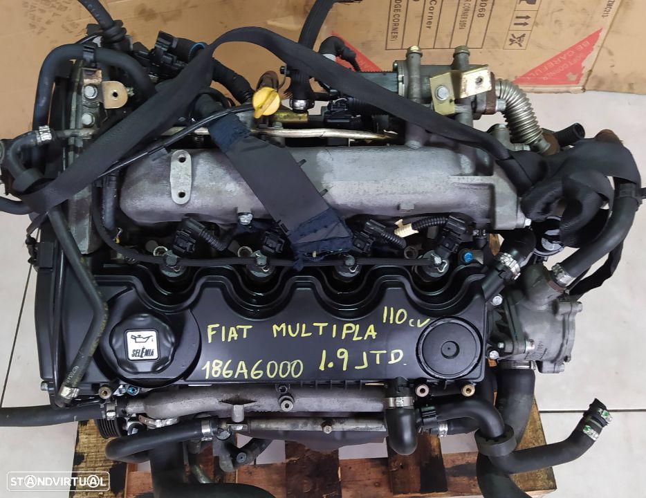 Motor Fiat multipla 1.9 JTD 110cv 186A6 caixa velocidades - 1