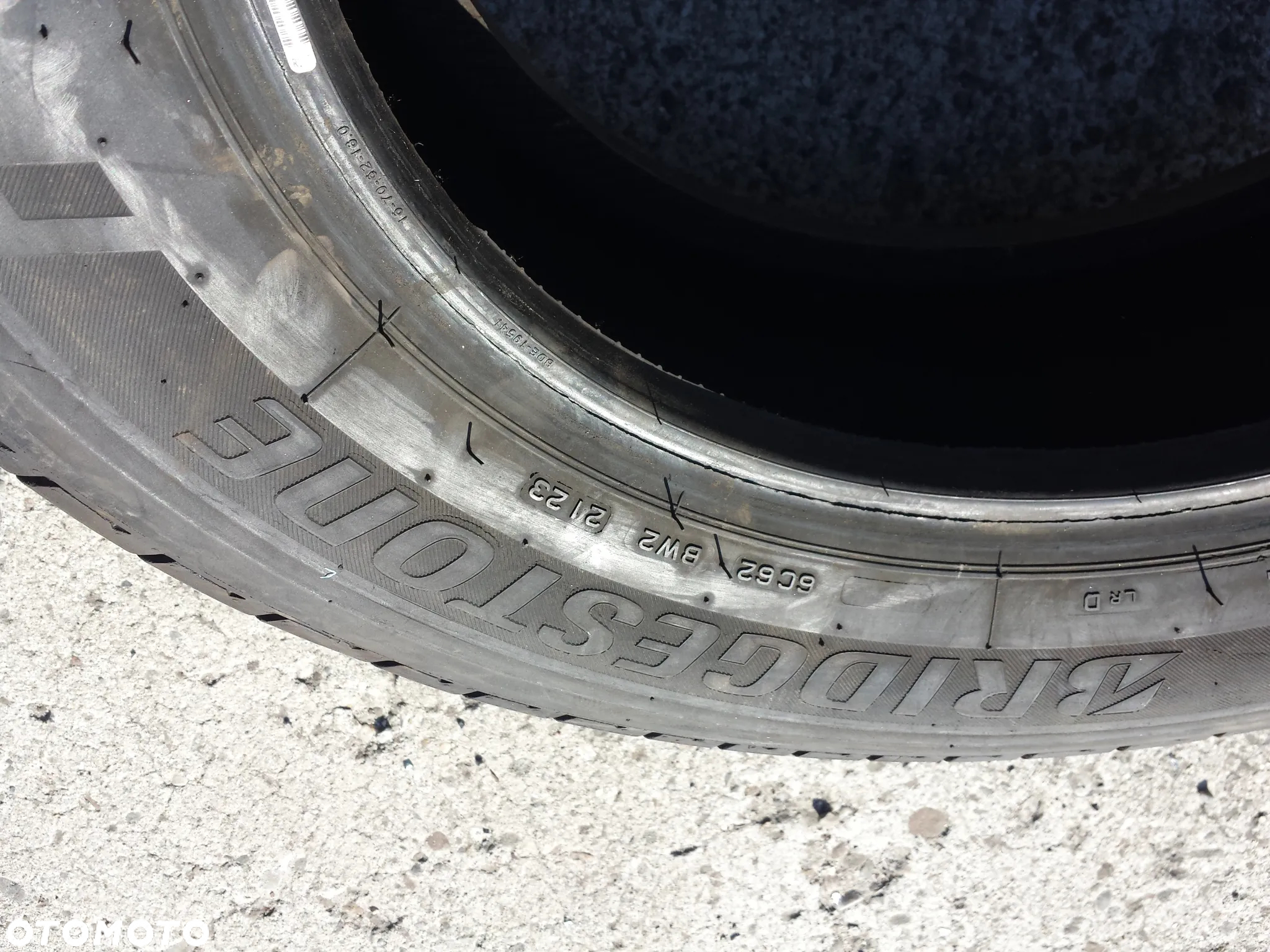 16” - WZMACNIANE  "C" - do BUSa - 225/65 r16 cali –  BRIDGESTONE  Duravis - index "C" Wzmacniane LETNIE Opony - stan BDB - GWARANCJA ! + Możliwy MONTAŻ !! - 10