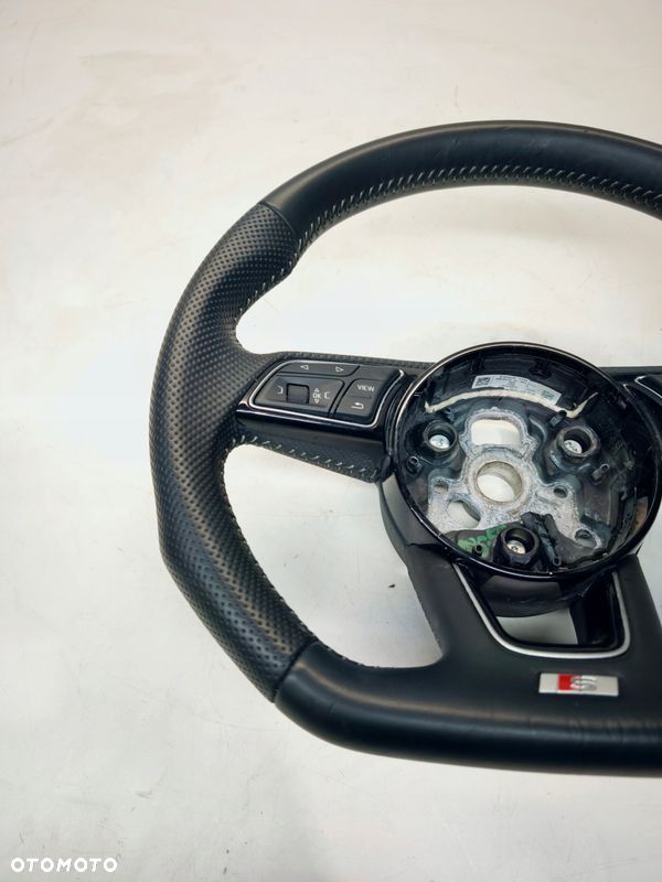 KIEROWNICA SKÓRA PIKOWANA S LINE ŚCIĘTA AUDI A4 B9 A5 8W 8W0419091DG JAH - 5