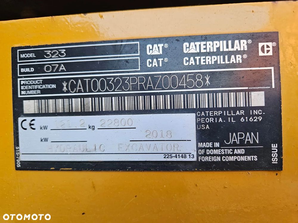 Caterpillar KOPARKA GĄSIENICOWA CAT CATERPILLAR 323 320 320E 324 323E 2018R. - 11