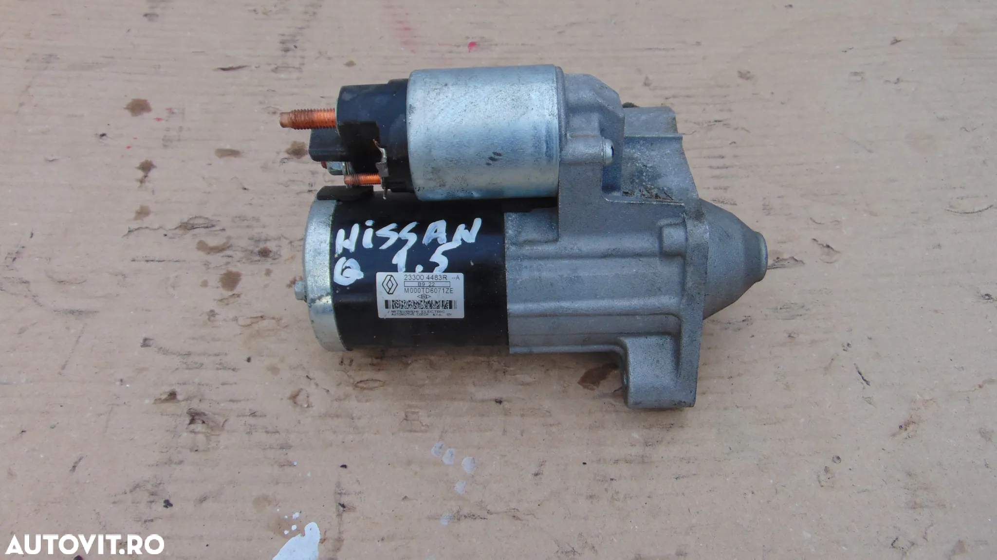 Electromotor Nissan Qashqai 1.5 start stop Mercedes w177 w246 w247 dacia Duster LOgan Dandero Renau - 2